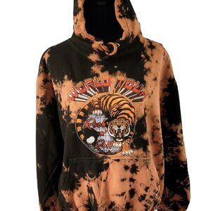 Smart Blanks World Tour Tiger Rock and Roll Hoodie Sweatshirt Medium 13B
